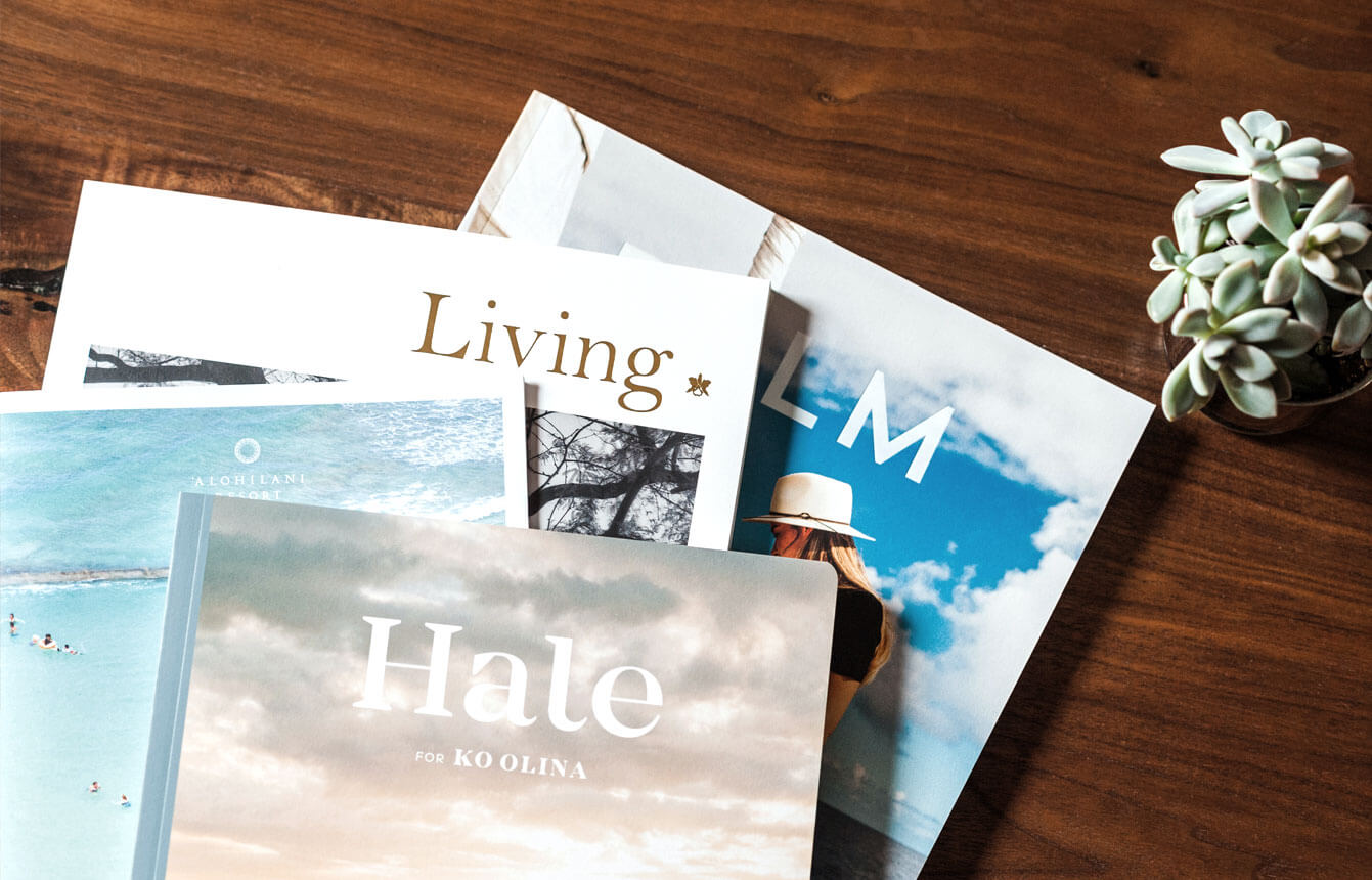 Magazines on a desk